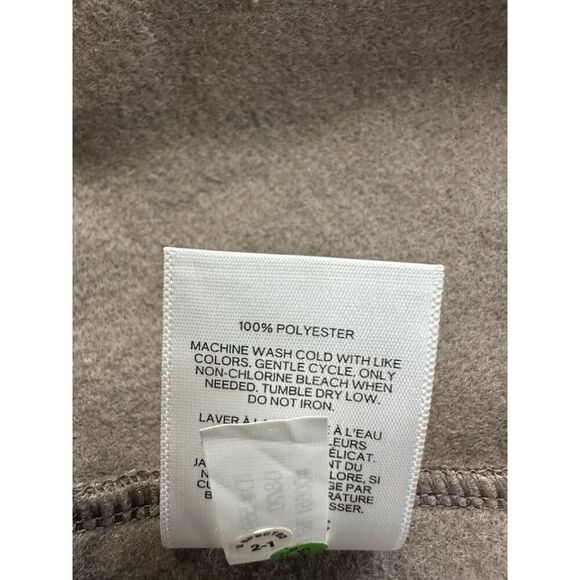 NWT EXPRESS Womens Medium Cozy Sherpa Flyaway Jacket Beige Brown sz L - Picture 9 of 10